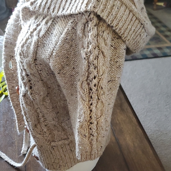 American Rag Tan Cable Knit Cardigan - Picture 2 of 10